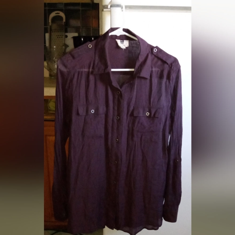 QSW Quicksilver button down blouse